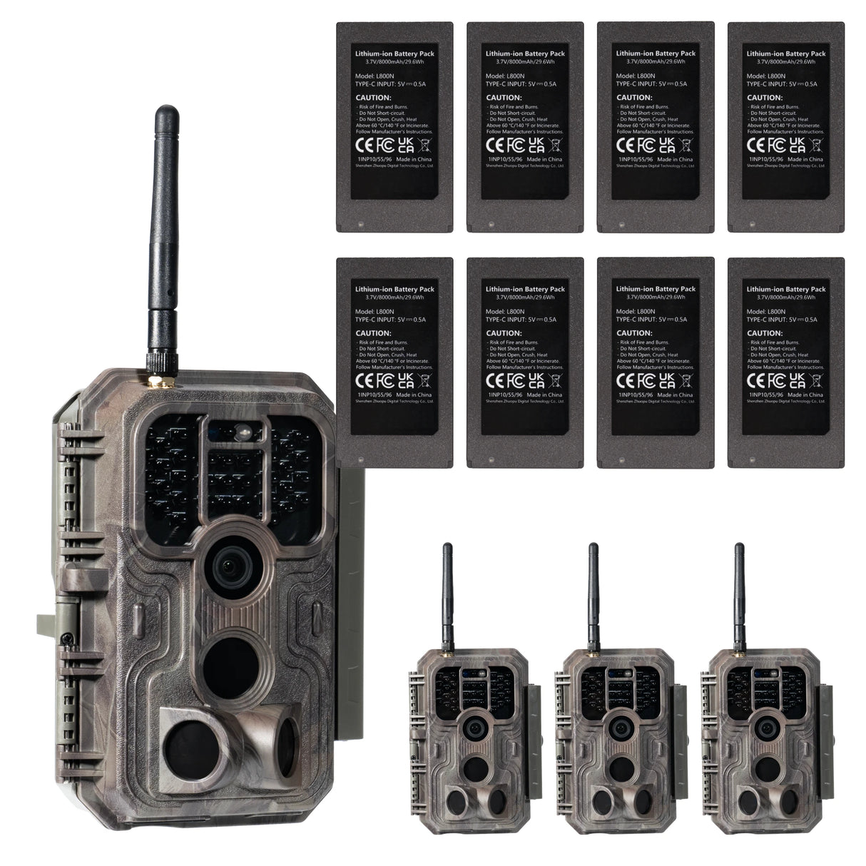 GardePro E9P(Wi-Fi) 4-Pack