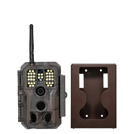 GardePro WiFi Trail Camera E8PWF With White Flash & Rechargeable Battery & 32G Built-in Memory SD Card with Security Box