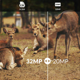 GardePro X20(Cellular) 4-Pack with Wide-angle Lens