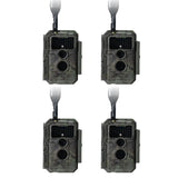 GardePro X20(Cellular) 4-Pack with Wide-angle Lens