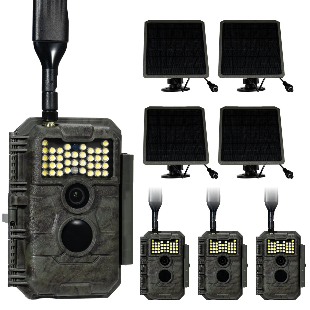 GardePro  X20WF(Cellular) With White Flash 4-Pack