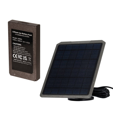 Solar Panel and Rechargeable Battery Pack Bundle