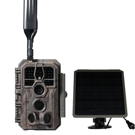 GardePro Cellular Trail Camera x50MB SIM-Free  With Rechargeable Battery Built in Memory SD Card  With Solar Panel