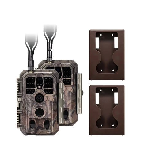 GardePro Cellular Trail Camera x50MB Pre-Installed Contract SIM  With Rechargeable Battery Built in Memory SD Card  with Security Box