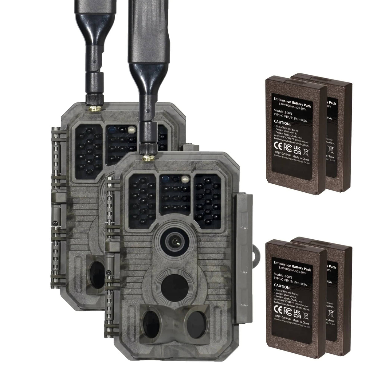 GardePro Cellular Trail Camera X60LPMB Sim-Free With Live Stream & Rechargeable Battery & 32G Built-in Memory SD Card