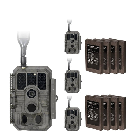  GardePro Cellular Trail Camera X60LPMB Sim-Free With Live Stream & Rechargeable Battery & 32G Built-in Memory SD Card